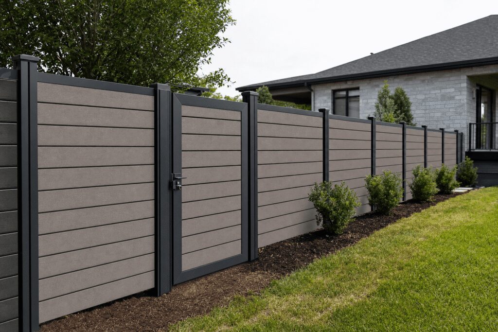 can composite decking be used for fencing